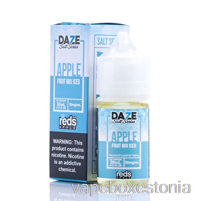 Vape Box Estonia Jääpuuviljade Segu - Punase õuna E-mahl - 7 Daze Soola - 30ml 50mg